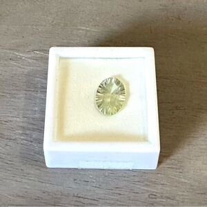 4.50 CT Prasiolite Loose Oval Faceted Gemstone